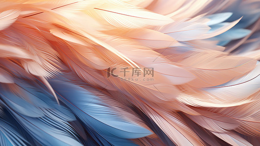 羽毛球logo背景图片_五彩羽毛的抽象背景3