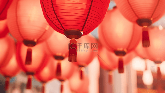元旦节红色背景图片_红色新年中国年喜庆灯笼背景1图片