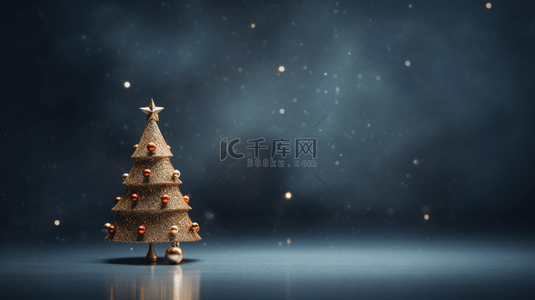 冬季圣诞节圣诞树简约背景13背景素材
