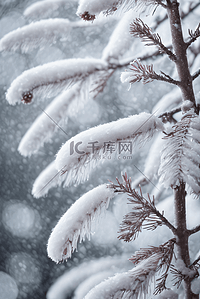 大雪背景图片_寒冷冬季白色雪景图122