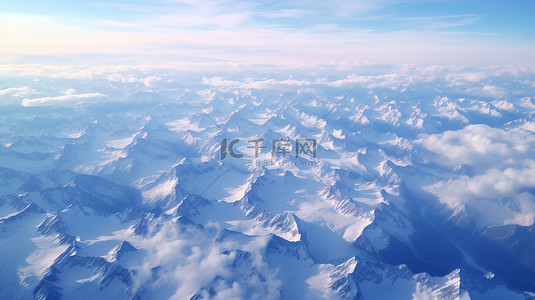 壮观的雪山冬天风景7背景图片