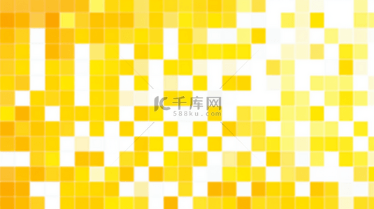 黄色像素点颗粒纹理抽象像素化背景