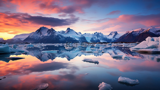 冰川融化全球变暖18设计
