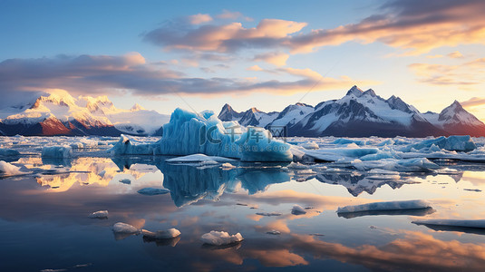 冰川融化全球变暖2设计