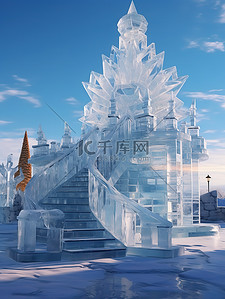 精细艺术阶梯冰雕8设计