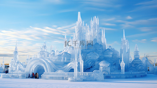 冰雕雪城冬天娱乐场8设计