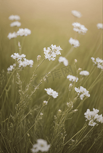 野草野花摄影照片_春天草地上的野草野花图片