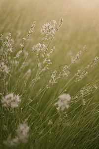 春天草地上的野草野花图片29