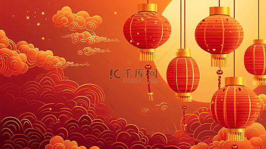 春节主题背景图片_中国红龙年春节主题背景