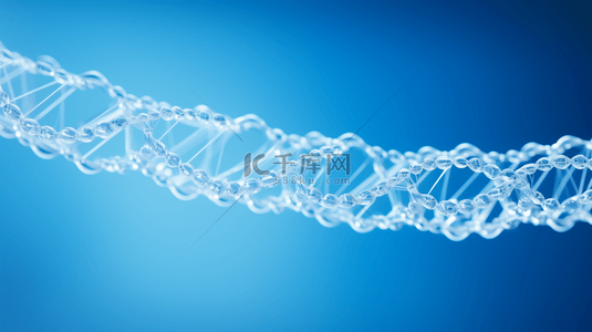 细胞医疗背景图片_蓝色医学细胞生物科技基因DNA背景图13