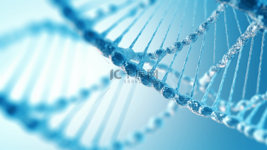 蓝色生物科技背景图片_蓝色医学细胞生物科技基因DNA背景图3