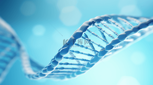 蓝色医学细胞生物科技基因DNA背景图15
