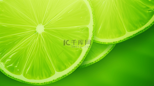 水果背景图片_绿色柠檬片简约背景13