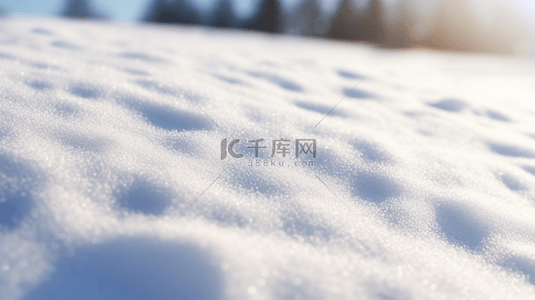 冬季大雪雪景自然风光简约背景图8