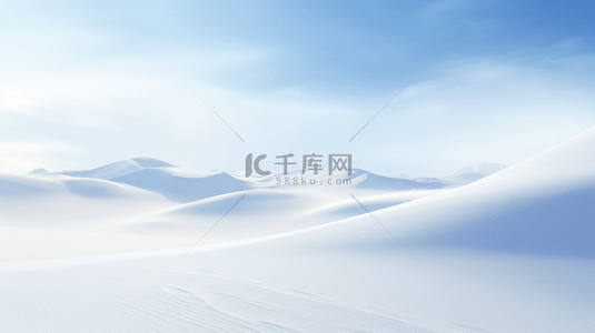 冬季漫天飞雪白色雪景唯美背景图22