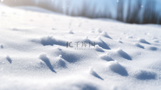 冬季大雪雪景自然风光简约背景图12