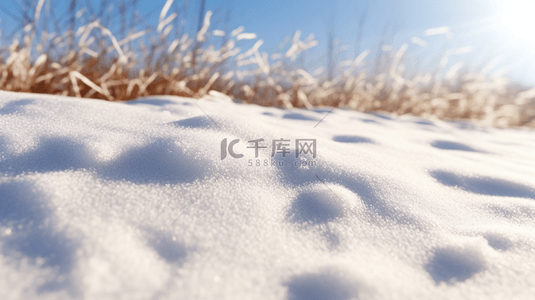 自然风光背景图片_冬季大雪雪景自然风光简约背景图19