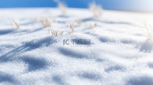 冬季大雪雪景自然风光简约背景图13
