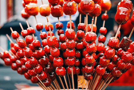 北京特色小吃冰糖葫芦摄影照片8