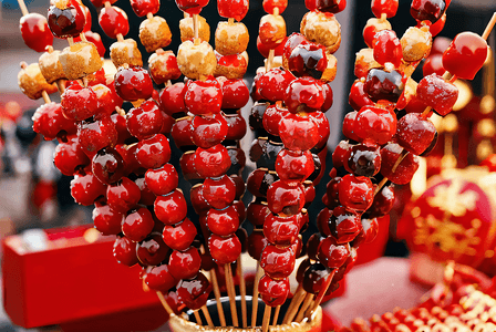 北京特色小吃冰糖葫芦摄影照片5