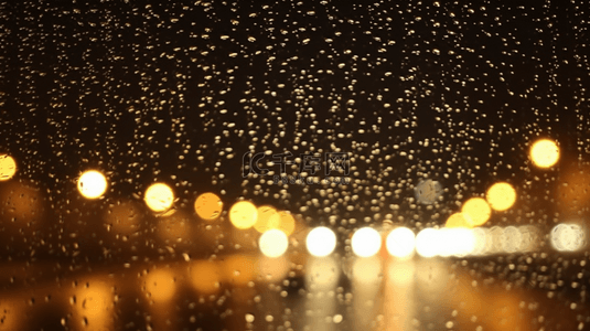 雨夜背景图片_上海繁花雨夜景色都市雨夜光影图片