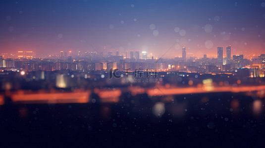 梦幻夜幕背景图片_梦幻夜幕下的城市设计图