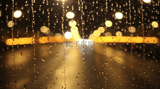 电影背景图片_上海繁花雨夜景色都市雨夜光影图片