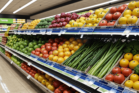 超市里的水果蔬菜摄影图片20