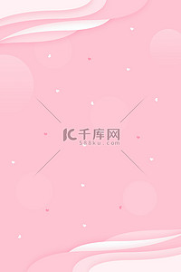 千库原创妇女节背景图片_妇女节剪影粉色简约清新图片