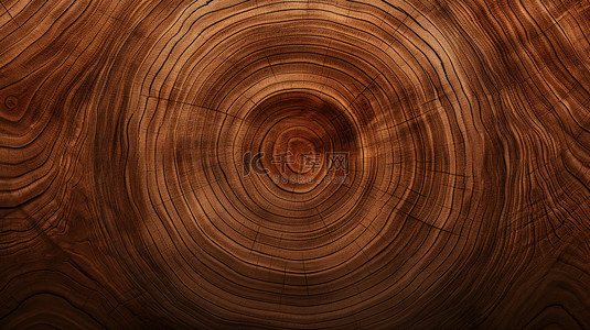 树木年轮的树纹纹理图片