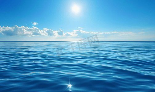 美丽的碧蓝海水摄影1
