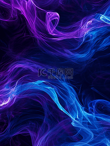 黑紫色背景图片_黑紫色鎏金流线线条抽象艺术背景14