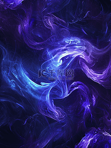 黑紫色渐变背景图片_黑紫色鎏金流线线条抽象艺术背景1