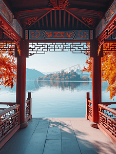 浙江杭州摄影照片_中国的西湖风景