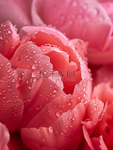 大气背景图片_红色美丽花瓣上带露珠的背景图5