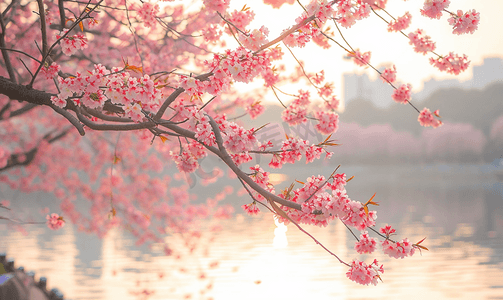 春季旅行摄影照片_西湖樱花浪漫
