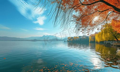 中国的西湖风景