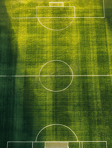 世界杯摄影照片_俯拍的足球场顶视图体育运动场所