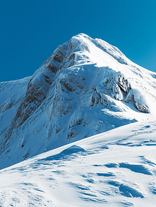 雪山自然风景