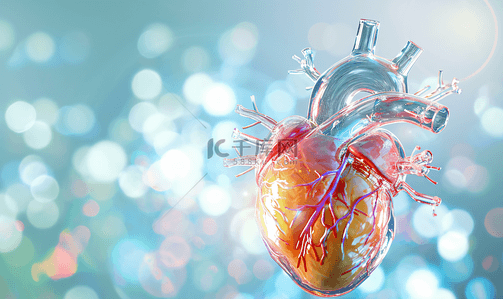 心血管背景图片_心血管镜头和心脏