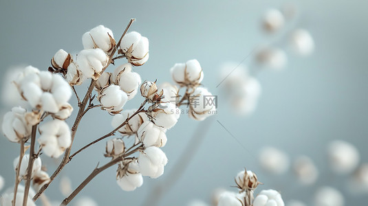 霜降棉花背景图片_棉布织物上的棉花设计图