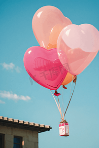 浪漫的彩色气球摄像图4照片