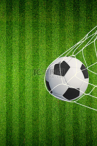 足球培训背景图片_绿色足球体育运动比赛背景