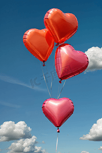 情人节浪漫告白气球摄影图2