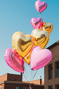 浪漫的彩色气球摄像图9高清摄影图