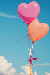 情人节粉色气球图片5