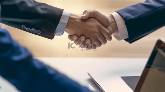 职场商务人士握手合作共赢的图片23