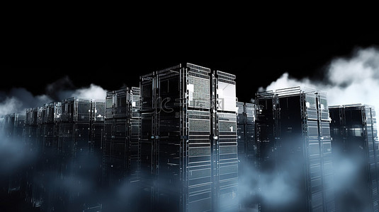 3d 渲染中的云数据中心保护概念