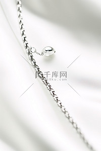 珠链图标背景图片_8 毫米纯银链吊坠项链 18 英寸宽