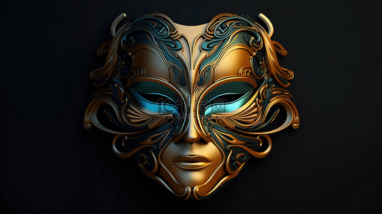 小丑鼻子鼻子背景图片_3D 面具的艺术表现